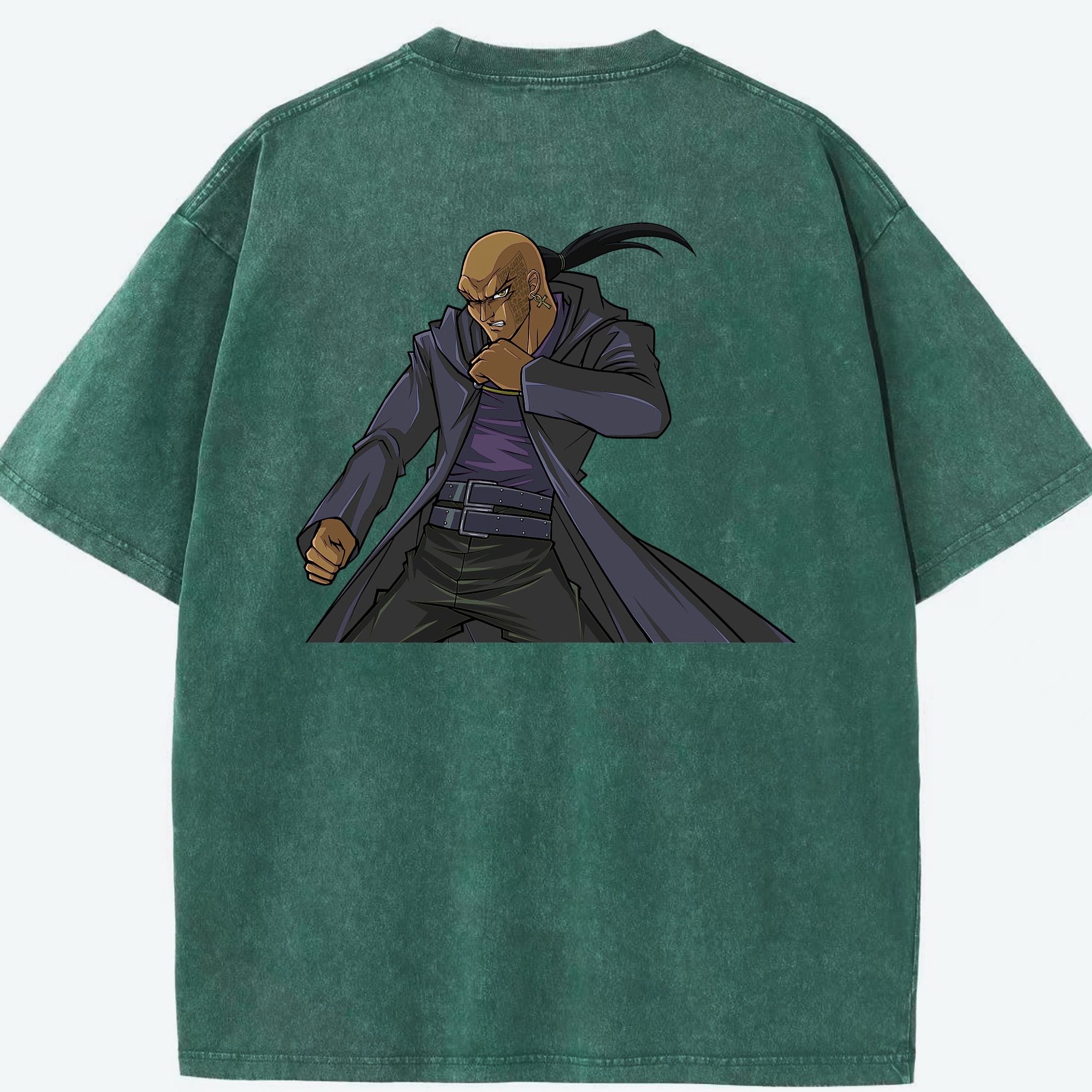 （画像用） 遊☆戯☆王 Yu-Gi-Oh! 綿100% ヴィンテージ風 半袖Tシャツ（背面プリント）